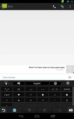 GO Keyboard Qwerty Theme android App screenshot 1