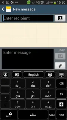 GO Keyboard Qwerty Theme android App screenshot 5